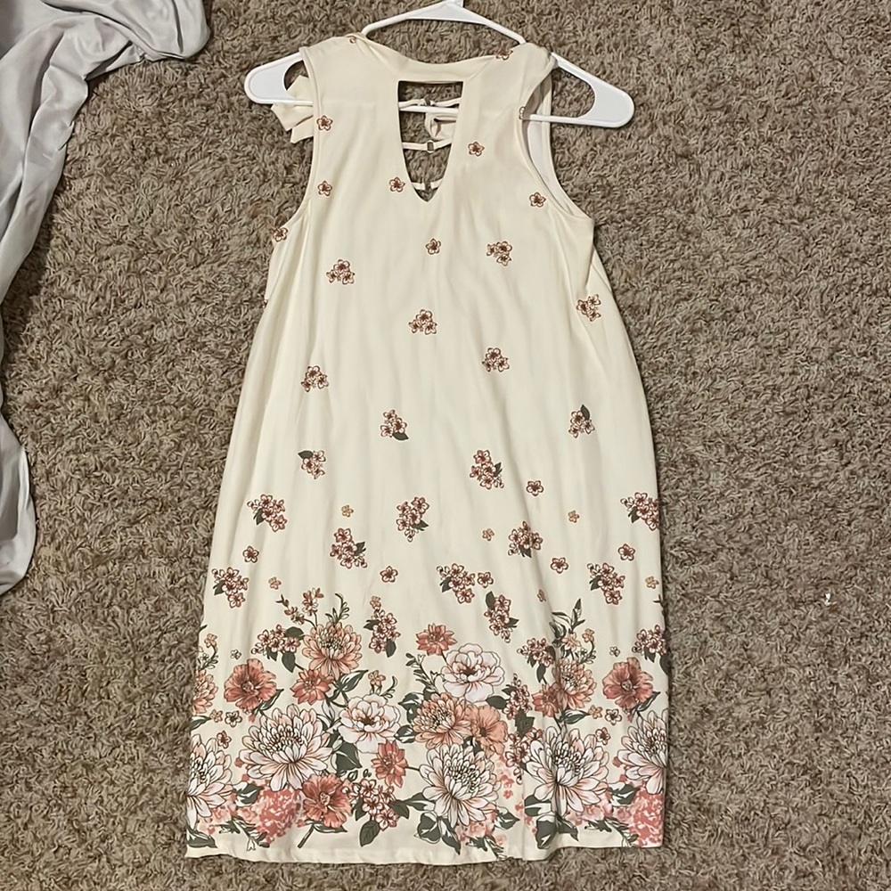 Halter floral summer dress